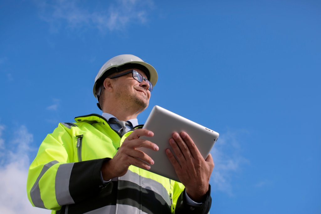 Safety Consultant carrying out a risk assessment
